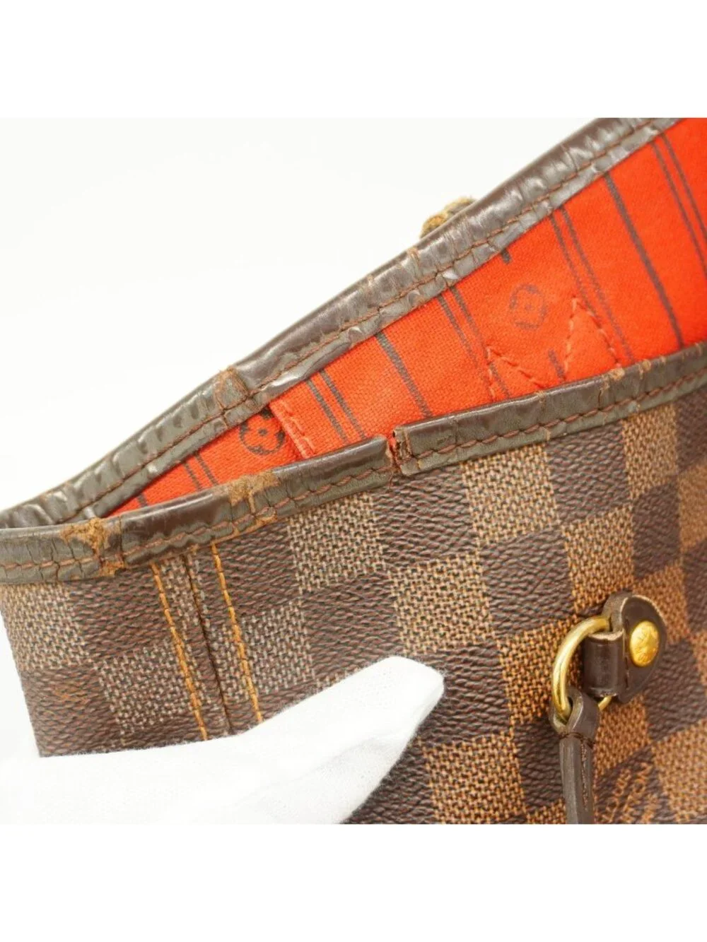 Louis Vuitton Tote Bag Damier Neverfull MM Ebene